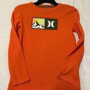 Orange and Green Kids Long Sleeve Shirts size 10/12